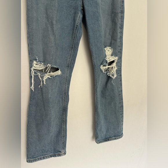 Agolde Riley High Rise Straight Crop Jeans. - Picture 4 of 11